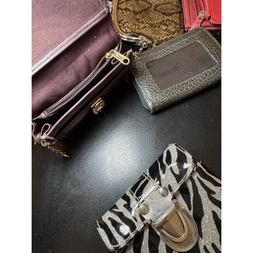 Coin Purses & Card Holders Mixed Styles Lot of 10 - Picture 11 of 14